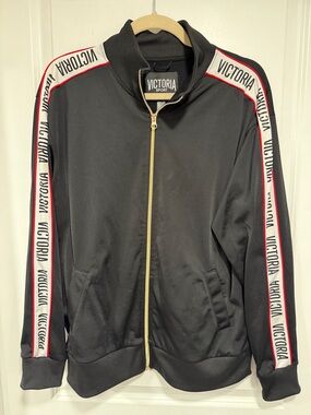 M Women’s  Black VICTORIA Sport Jacket with Logo Tape
